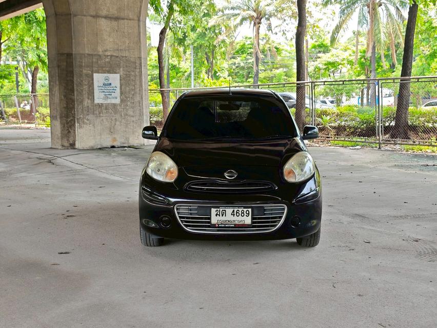 ขายรถ Nissan March 1.2V ปี 2012 สีดำ เกียร์ออโต้