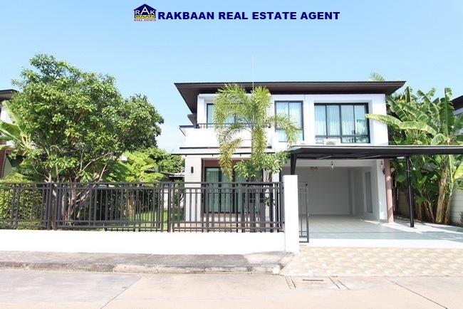 ขายบ้านเดี่ยว อควา ดิวิน่า รามคำแหง 96.2 ตร.ว. 5 ห้องนอน 3 ห้องน้ำ 1 ห้องเมท พร้อมเข้าอยู่ ใกล้ MRT สีส้ม 5