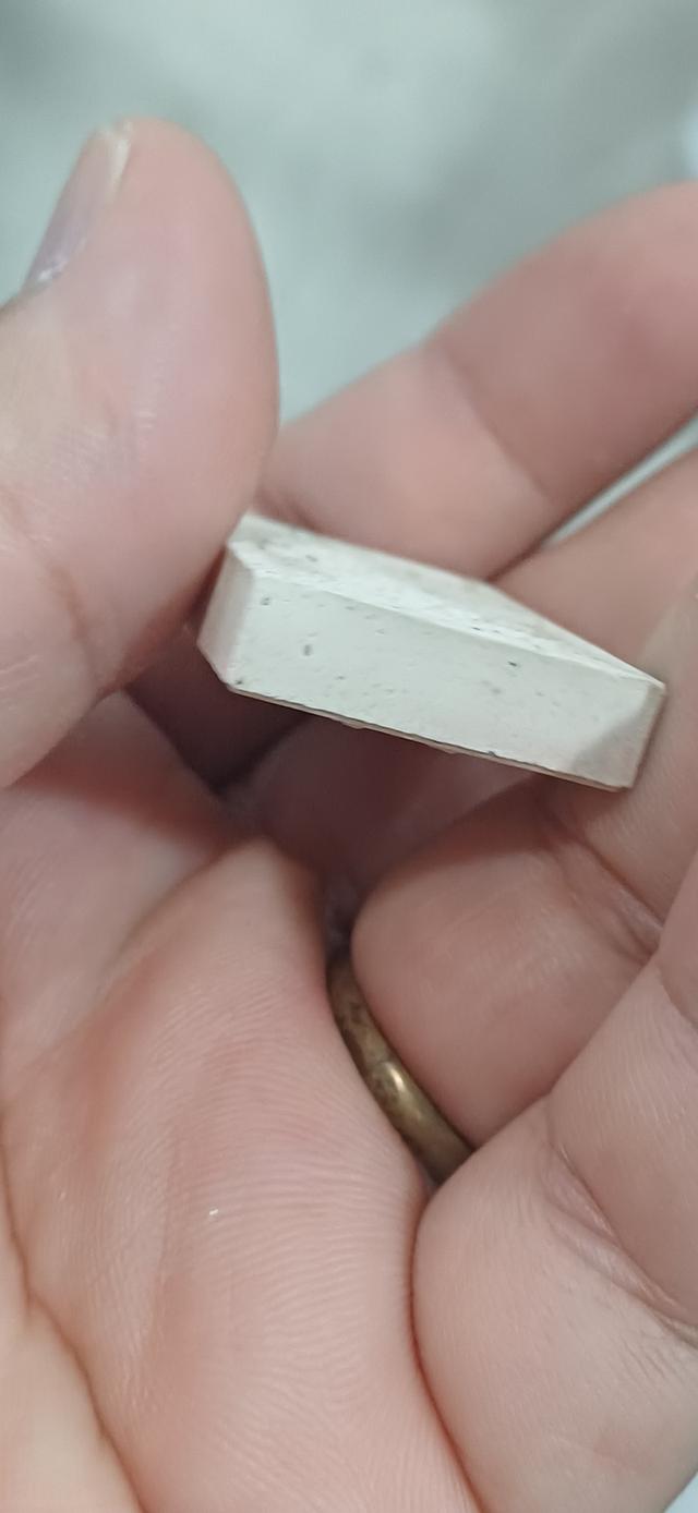 พระสมเด็จ พิมพ์นั่งเสือ เนื้อผงว่านสีขาวอมเหลือง หลวงพ่อสาคร วัดหนองกรับ จ.ระยอง ปลุกเสกเดี่ยวโดยหลวงพ่อสาคร มนุญโญ เมื่อปี 2553ตอกโค๊ดที่ด้านหน้า รูปที่ 7