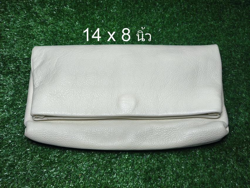 Vera Wang Ivory Clutch Bag