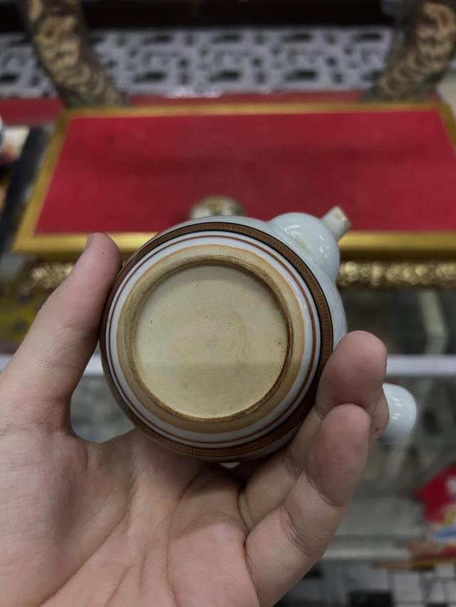 กาน้ำชาเซรามิก เขียนลาย (ตำหนิตามภาพ) 4