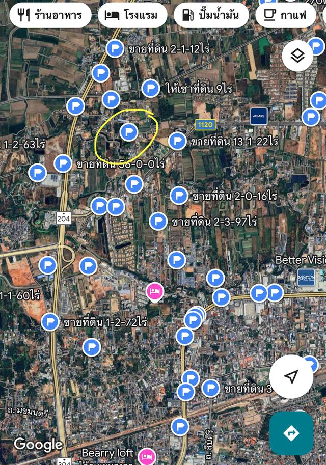 ขายที่ดินในเมืองโคราช 16ไร่ใกล้ถนนสุร2ใกล้หมู่บ้านจัดสรรหลายโครงการ ที่ดินติดถนนถนน2ด้าน หน้ากว้าง 190เมตร ห่างจากถนนบายพาสเพียง 400เมตร 8