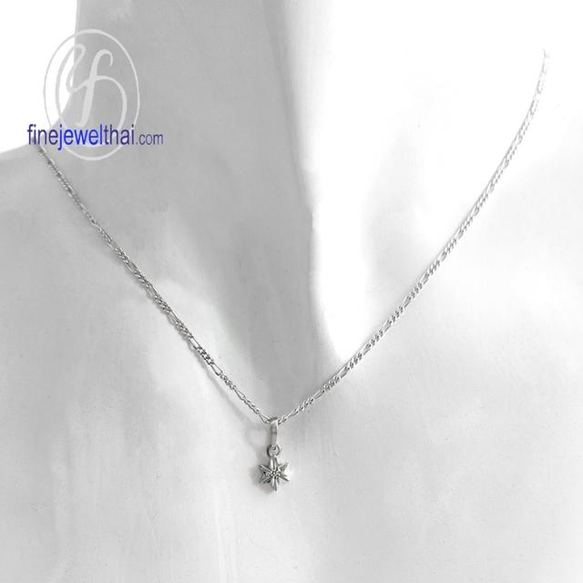 Finejewelthai จี้มินิมอล เงินแท้925 เพชรสังเคราะห์ - P1156cz รูปที่ 2