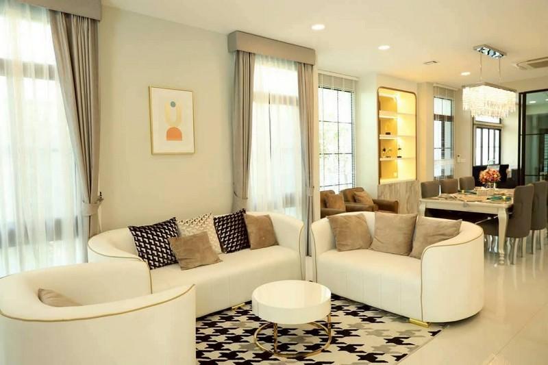 ขายหรือให้เช่า บ้านพร้อมสระว่ายน้ำ Pool Villa มบ.นันทวัน พระราม9 บ้านหันทิศใต้ แปลงหัวมุม มีความเป็นส่วนตัว - ghd000576 3