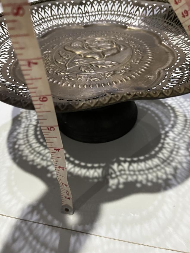 พานทองเหลืองแท้ขนาดตามภาพ รูปที่ 5