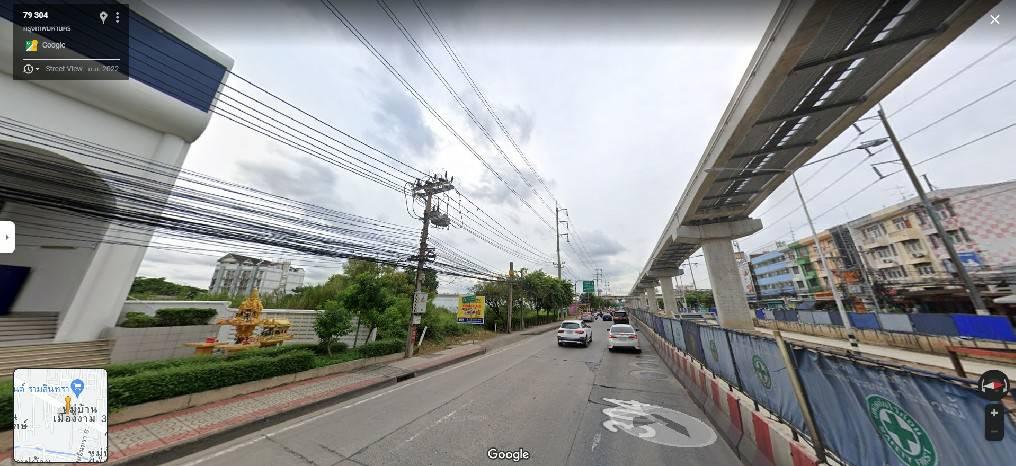 ขายที่ดินสวยติดถนนรามอินทรา ใกล้สถานีรถไฟฟ้าเพียง 200ม. 4