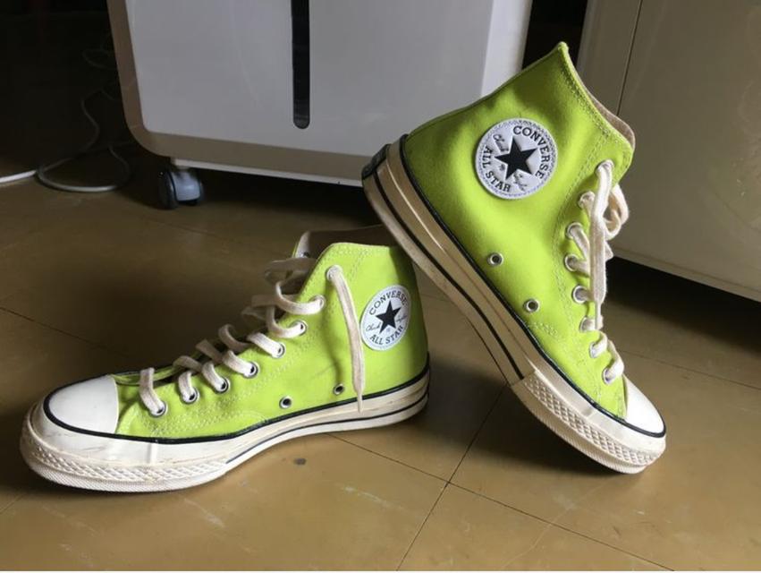 Converse Chuck Taylor 70s lime twist 9 White High Beige Cream yellow 1970s รูปที่ 2