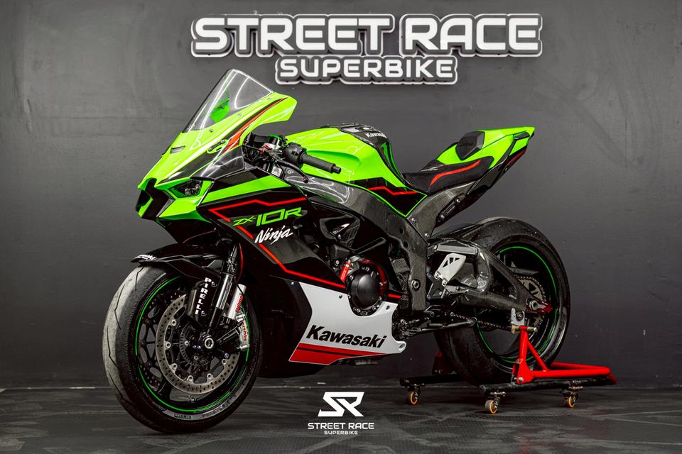 🔥kawasaki zx10r ปี 2018 🔥 ทำตัวใหม่ คาร์บอนแน่น ชุดสีแท้ทั้งคัน 😈🏍️ ล้อ machesini หล่อจัด 👀💨 รูปที่ 3