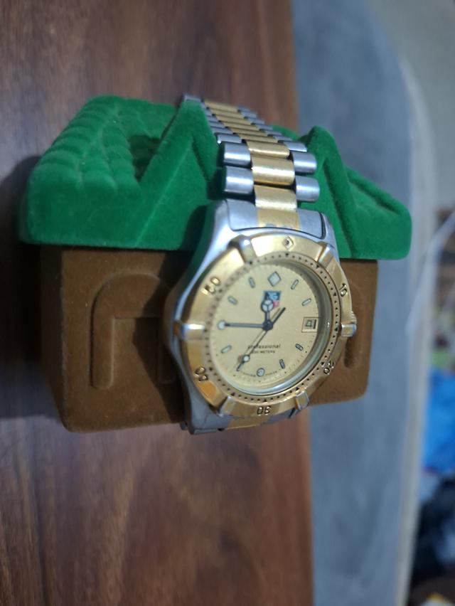 Tag Heuer 2000 Professional Date Gold Steel 36mm Quartz Watch 2