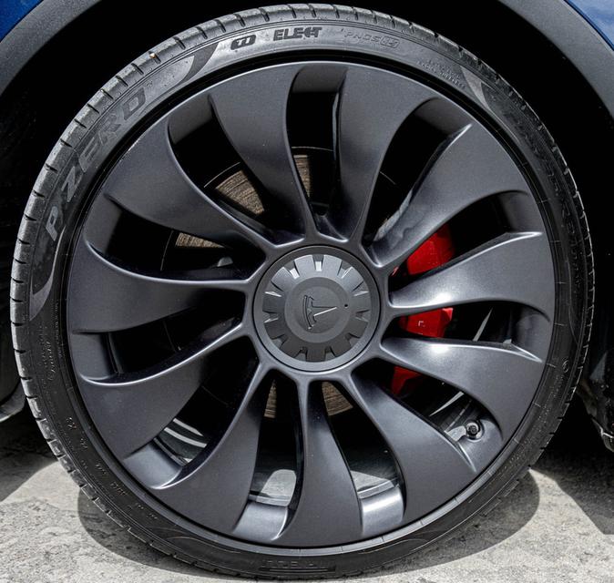 Tesla Model Y Performance AWD 2022 สีน้ำเงิน รูปที่ 7