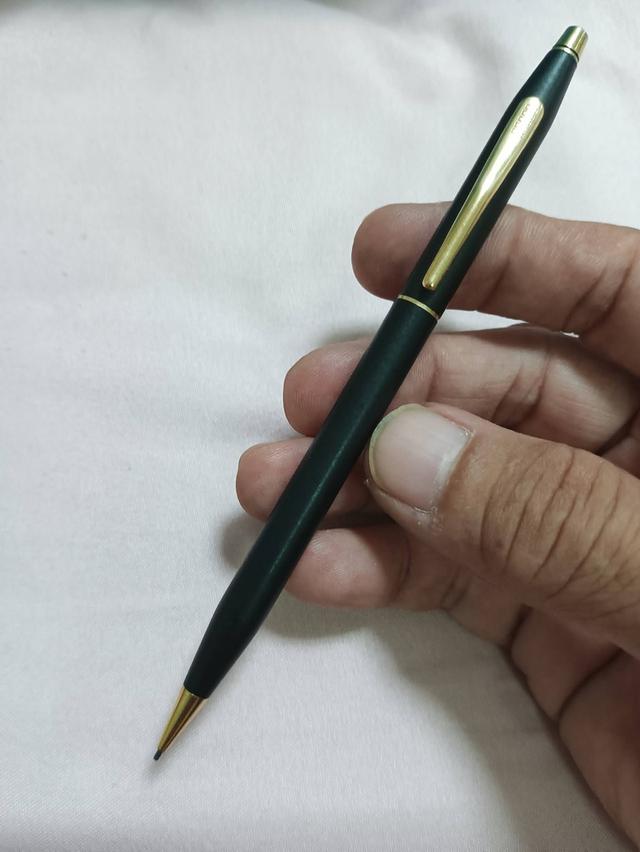 ปากกา ชุด คู่ ดินสอ ครอส Cross NOS รุ่น Vintage Cross Century Black with Gold Trim Ballpoint Pen & Mechanical Pencil 0.9 รูปที่ 5