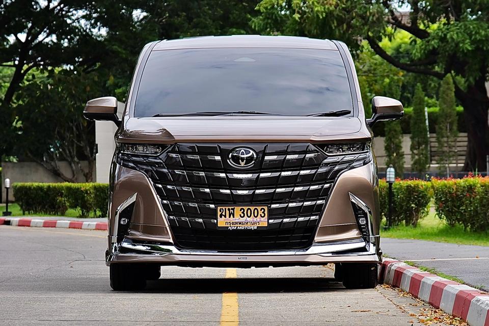 Toyota Alphard 2.5 Z Hybrid Full Option ปี 2025 สีน้ำตาล มีวารันตีเหลือ ราคาดีมาก ช้าอด!!
