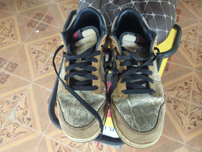 Pre-owned Nike Dunk Low PRM Brown Snakeskin Men’s Sz 9.5 (FJ5434-120) รูปที่ 5
