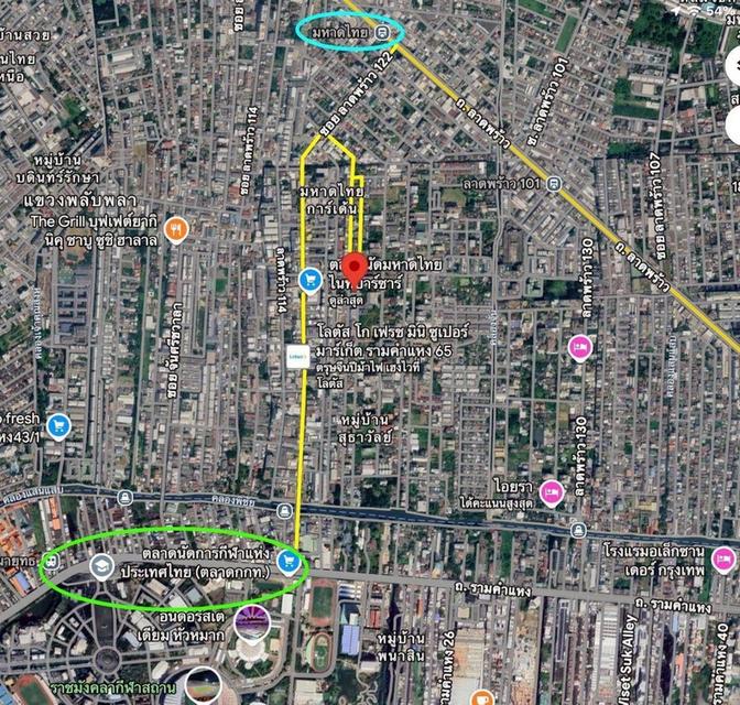 ขายที่ดินเปล่า ลาดพร้าว 122 (ซอยมหาดไทย) ขนาด 139 ตารางวา วังทองหลาง 5