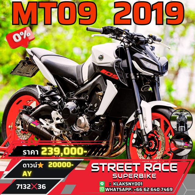 🏍️ #MT09 | 2019 | Rare Factory Grey – Aggressive Naked Style!