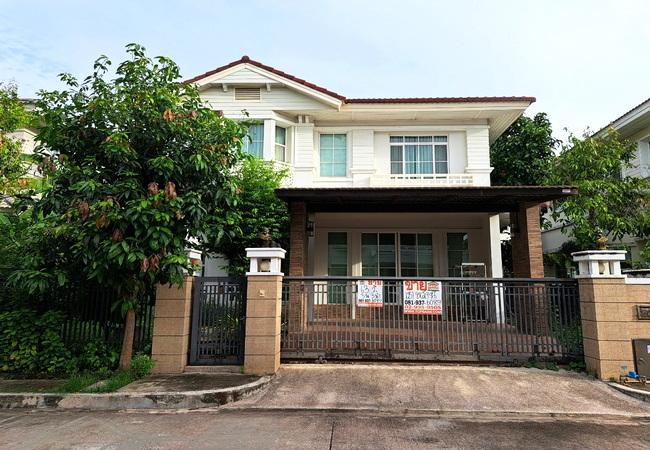 ขายบ้านเดี่ยว หมู่บ้านนันทวัน พระราม 9-อ่อนนุช เนื้อที่ 63 ตร.ว. 2 ชั้น 3 นอน 3 น้ำ 1