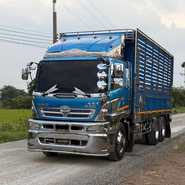 ส่งต่อรถบรรทุกคอกสูง HINO FL8J ปี 57