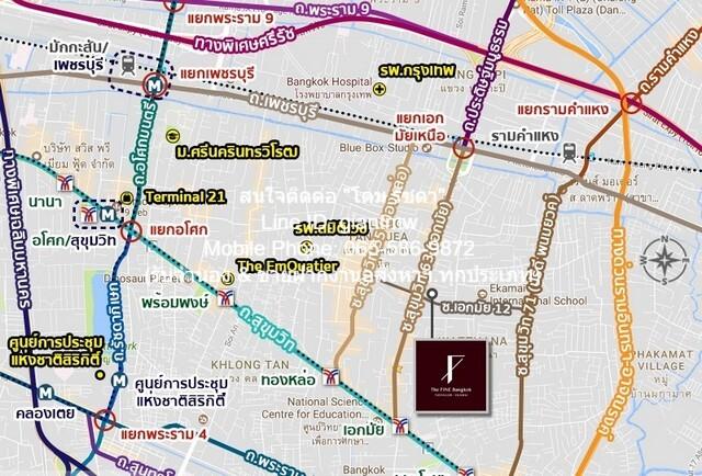 CONDO. The FINE Bangkok Thonglor - Ekamai เดอะ ฟายน์ แบงค็อค ทองหล่อ - เอกมัย ใหญ่ขนาด 36 ตร.-ม. 1 ห้องนอน 1 BATHROOM 34 2