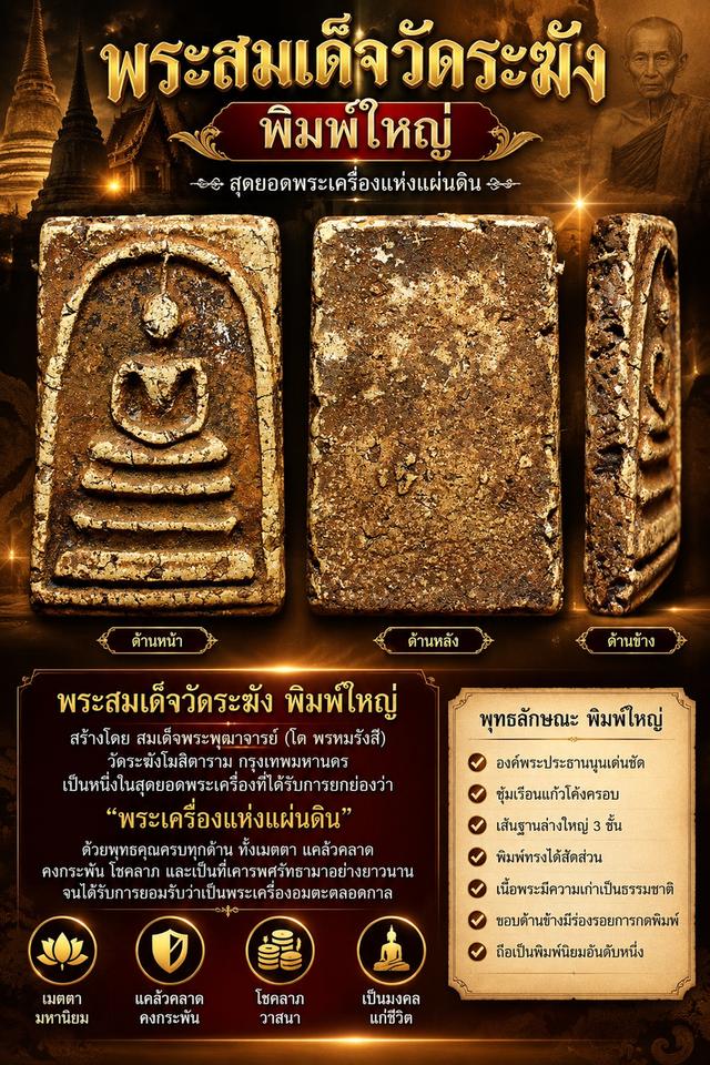 พระสมเด็จวัดระฆังพิมพ์ใหญ่