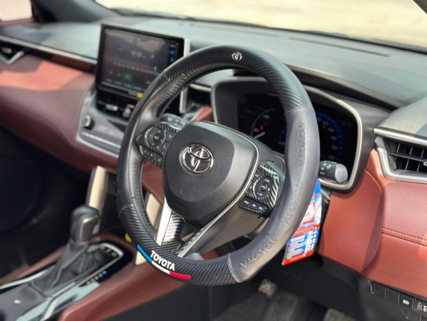 รหัสรถ QT2126 🚘  Toyota Corolla Cross 1.8HV PREMIUM SAFETY สีดำปี 2021 6