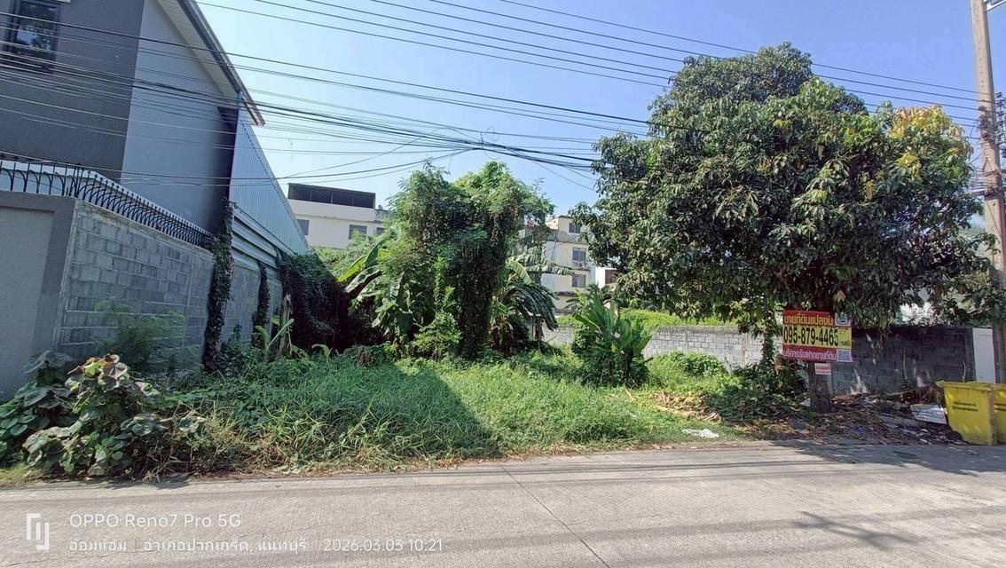 ขายถูกที่ดิน 111 ตรว ติดถนนคอนกรีตสาธารณะ  ถมแล้ว ซ.ติวานนท์-ปากเกร็ด 27 อ.ปากเกร็ด จ.นนทบุรี 9