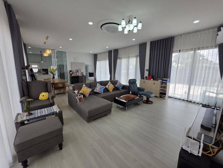 บ้านพร้อมที่ดิน บ้านเดี่ยวพร้อมที่ดิน สร้างเสร็จ 7 ตุลาคม 2567   ราคาขาย : ( 26,000,000.- ) พร้อมของตกแต่งครบพร้อมอยู่ -  แถมรถ Deepal s07 ปี2024-2025 7