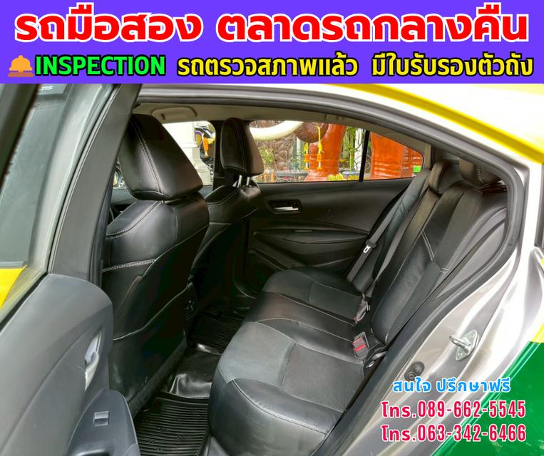 👑 ปี2024 Toyota Corolla Altis 1.6  G ⭐ เลขไมล์แท้ 35,xxx กม. ✨ เกียร์อัตโนมัติ 🌙 เครื่องยนต์ เบนซิน / LPG  📍 สี เหลือง-เขียว 12