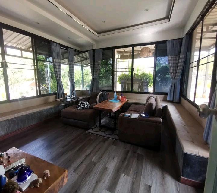 บ้านชั้นเดียวในพื้นที่1ไร่ 14