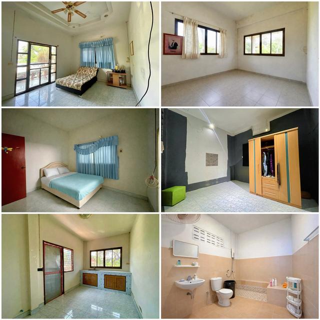 บ้านเดี่ยวอุดร พื้นที่กว้าง บ้านเลื่อม มี 2 หลังติดกัน 6 นอน 3 ห้องน้ำ 3