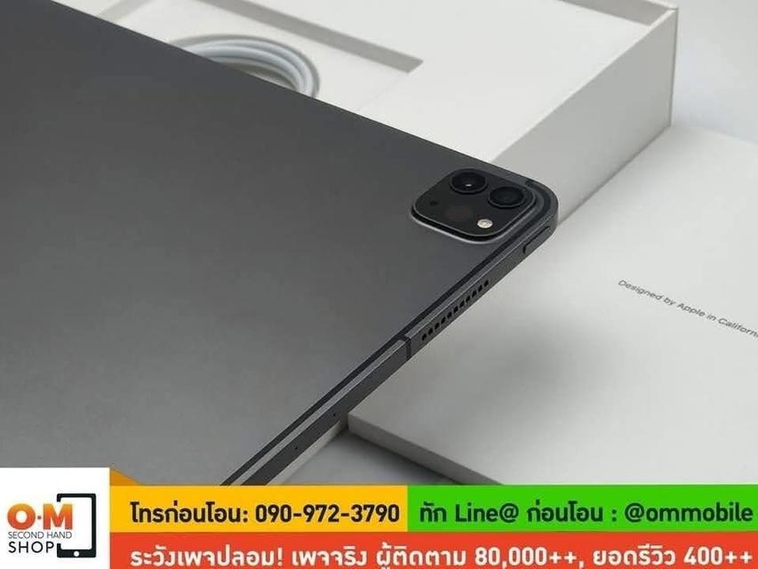 ขาย/แลก iPad Pro 12.9 Gen5 M1 128GB Cellular + Wifi ศูนย์ไทย สุขภาพแบต 100% สภาพสวยมาก ครบกล่อง เพียง 24,990 บาท 3