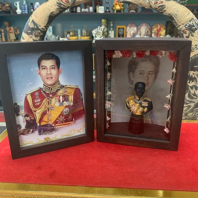 กล่องไม้ รูปปั้น ร.5 3