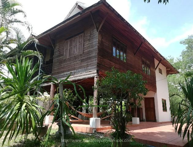 Teak house for rent near ob khan national park hangdong Surrounded by Nature. 2