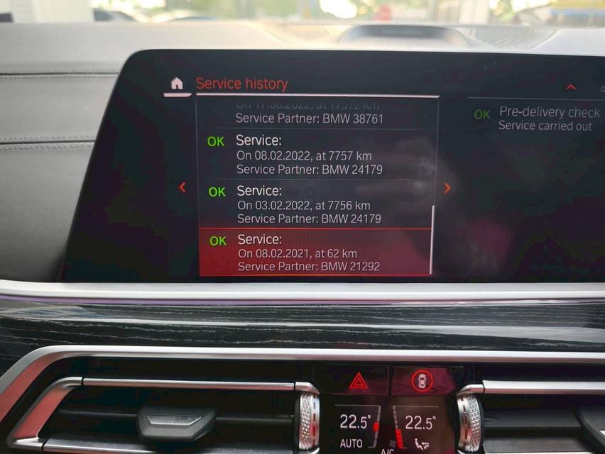 รหัสรถ KPV8444 2022 BMW X7 xDrive30d M SPORT 15