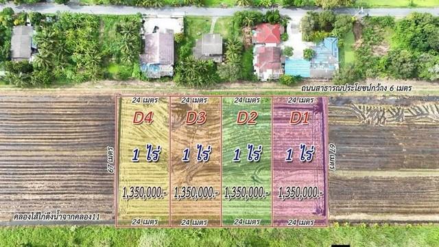 ที่ดินแนวบ้านสวนวิวนาราคาเบาสดผ่อนได้ใกล้วัดป่าคลอง11 Tel 062-1574449 ที่ดิน ใกล้วัดป่าคลอง11 หนองเสือ ปทุมธานี 8