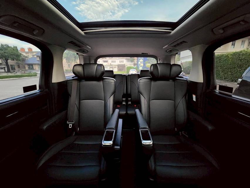 รหัสรถ 67GG552 🚙🚐TOYOTA ALPHARD SC 2019 แท้ วิ่ง 140,000 km. สีแดง ภายในดำ ตัวTOP MULTIMEDIA 8