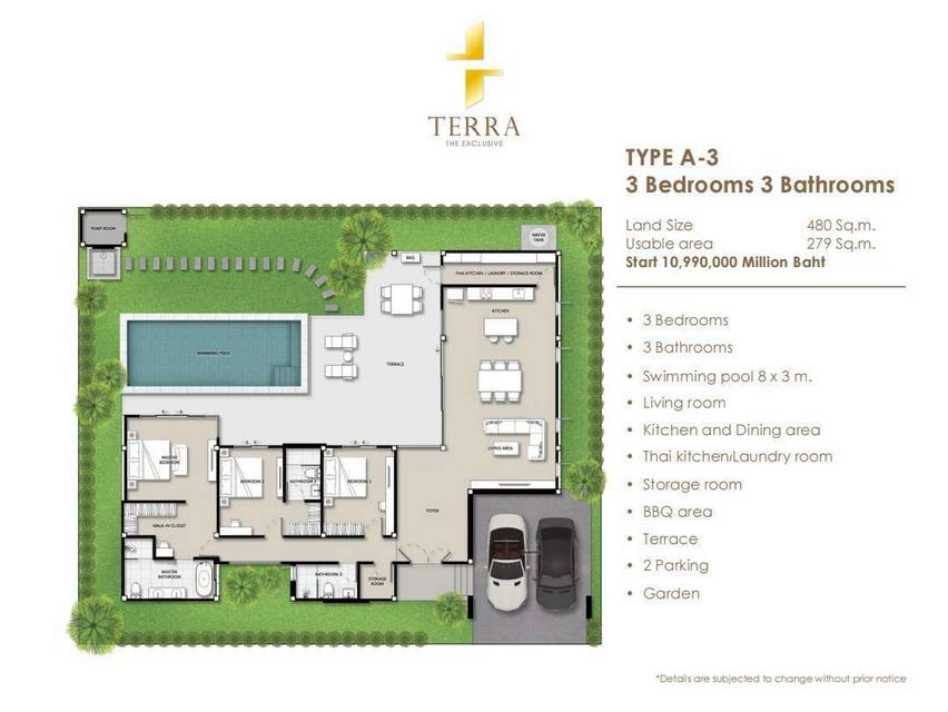 บ้านเดี่ยวพร้อมสระว่ายน้ำ 7