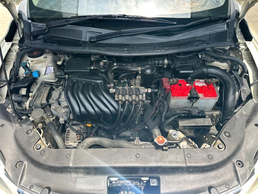 ขายรถ nissan Sylphy 1.6E CNG Sedan ปี 2015 สีขาว เกียร์ออโต้ รูปที่ 9