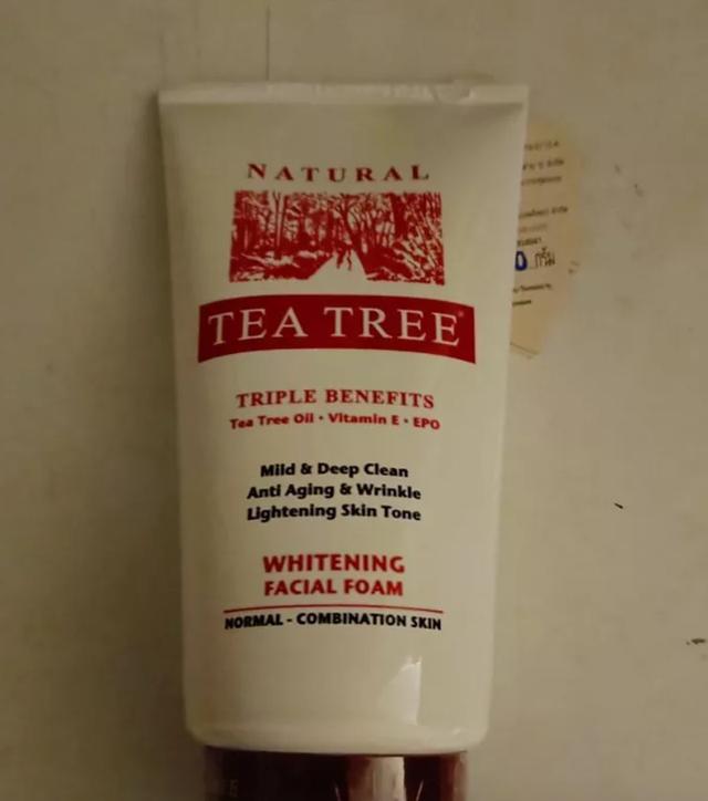 Tea Tree โฟมล้างหน้าสูตรขาวกระจ่างใส 3