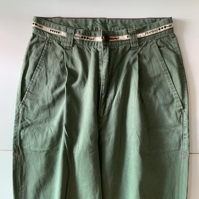 FRAPBOIS half Chino Pant สี Olive Green รูปที่ 7