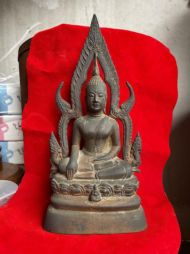 พระบูชา สมเด็จพระศรีเมืองทอง วัดต้นสน จังหวัดอ่างทอง หน้าตัก4นิ้ว พิมพ์พระพุทธชินราช