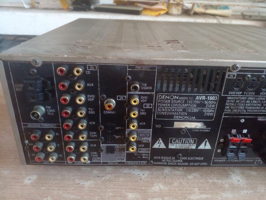 Avr denon avr1603 5.1 มือ2 รูปที่ 3