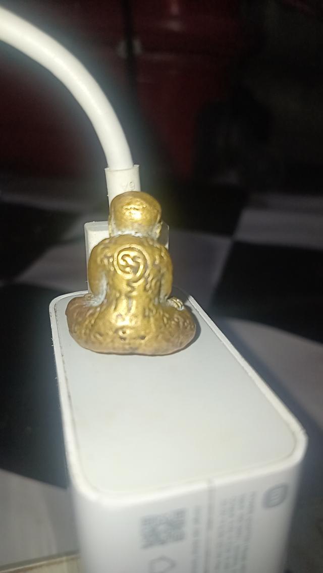 พระปิดตา หลวงพ่อครน เนื้อทองผสมหลังยันยุ้ง 5