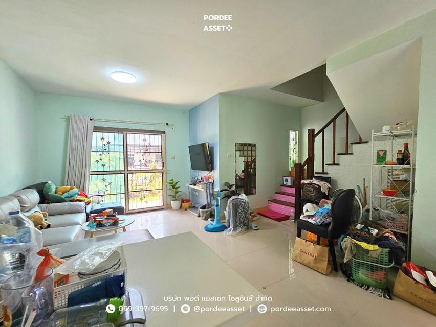 ขายถูก!! ทาวน์โฮม 2 ชั้น บ้านพฤกษาวิลล์7 คลอง2 (ขนาด 18 ตร.ว.) ถ. รังสิต-นครนายก ธัญบุรี ปทุมธานี : Baan Pruksa Ville 7 Khlong Song 13