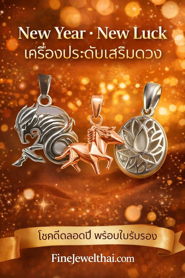 Finejewelthai เครื่องประดับเสริมมงคล ต้อนรับปีใหม่2026