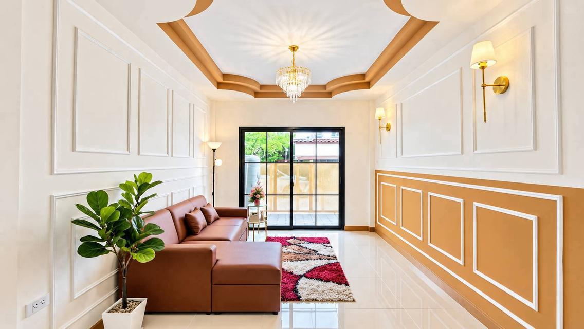 บ้านบัวทองธานี 18 ตร.ว. ใกล้รถไฟฟ้าสายสีม่วง 9
