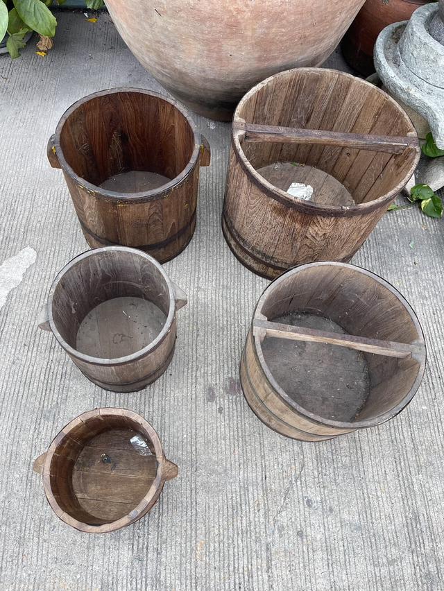 ถังไม้ตวงข้าวเปลือก ถังไม้ตวงข้าวสาร ถังไม้ตวงข้าวโบราณ ขนาด 5 ถึง 40 ลิตร แท้ รูปย่อยที่ 3