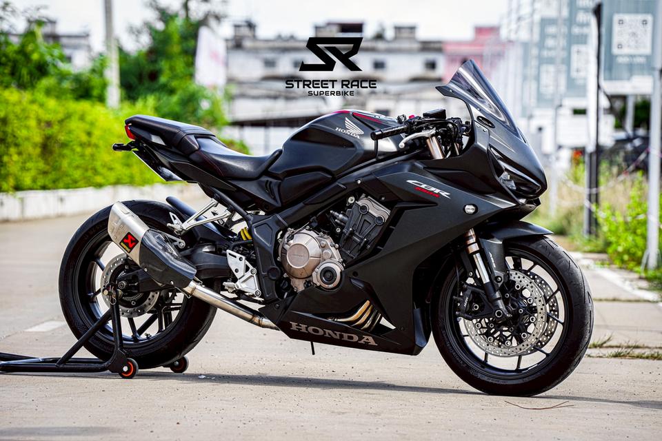 2020 Honda cbr650r 2020 ดำดุ ท่อทรง akrapovic หล่อเต็มระบบ! 4