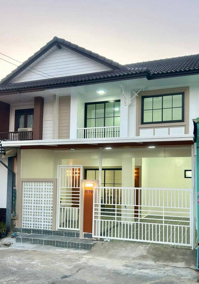บ้านหลังสวน วิวทุ่งนา หมู่บ้านพฤกษา 10 ถนนเมน ถนนบางกรวย-ไทรน้อย นนทบุรี 3