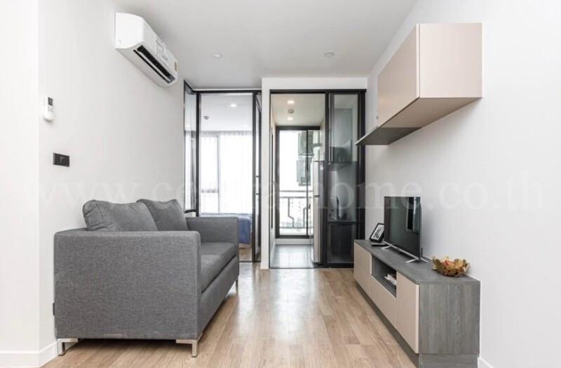 ให้เช่า คอนโด กรู๊ฟ รัชดา-พระราม 9 ห้องมุม วิวโล่ง เฟอร์ครบ พร้อมเข้าอยู่ 2