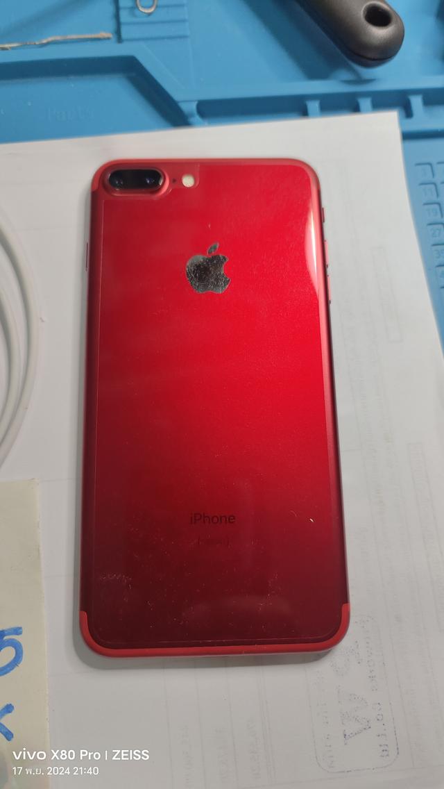 ขาย iphone 7plus red product 256G พร้อมอุปกรณ์ ขาย3900บาท 4